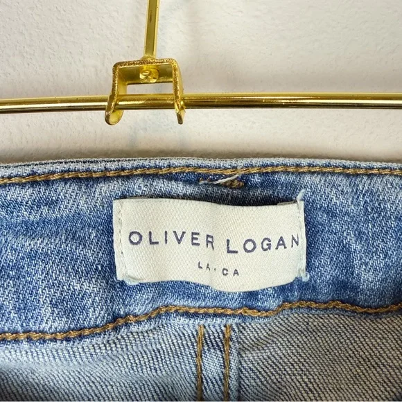 Oliver Logan Mulberry Straight Leg High Rise Relaxed Jeans Size 26 - Picture 8 of 16